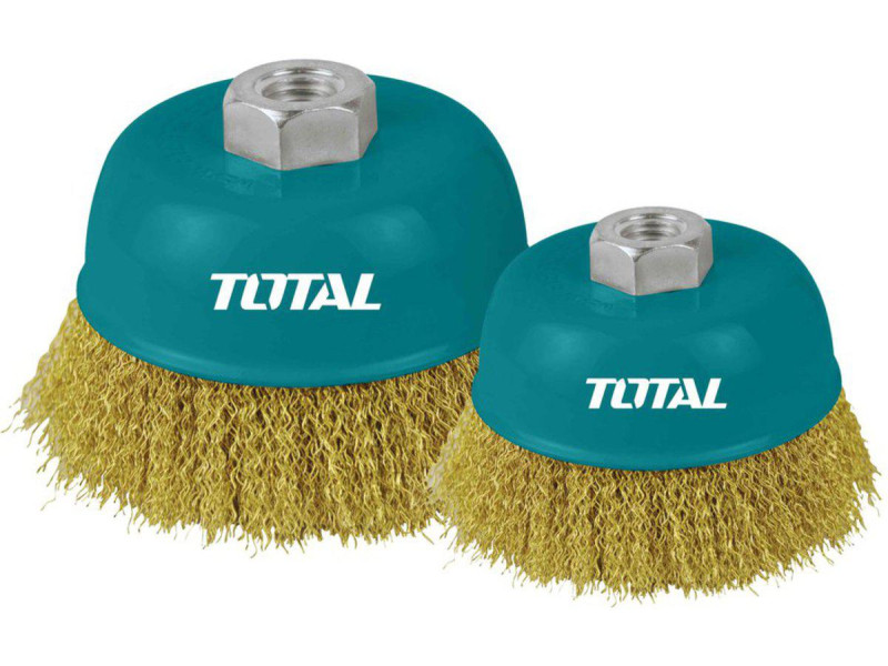 TOTAL WIRE CUP BRUSHES 100mm (TAC31041)