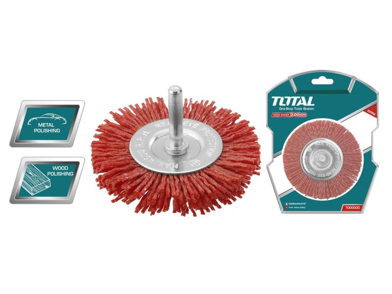 TOTAL Nylon brush 100mm (TAC34045)