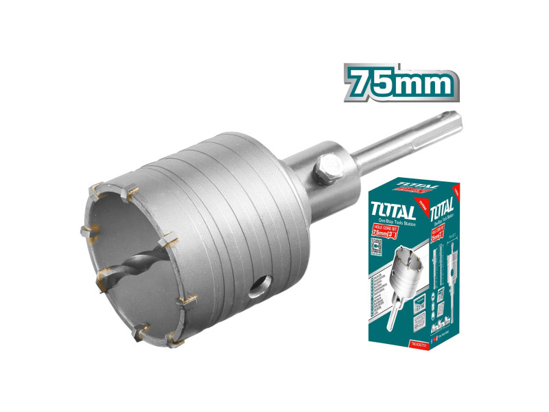 TOTAL ΔΙΑΜΑΝΤΟΚΟΡΩΝΑ ΜΠΕΤΟΥ SDS - PLUS 75mm (TAC430751)