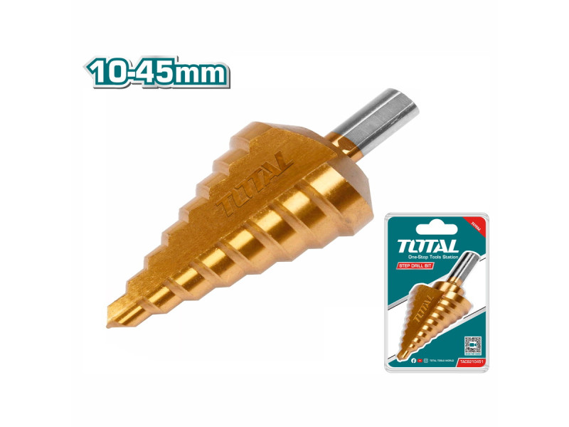 TOTAL Step drill bit 10 - 45mm (TAC8210451)