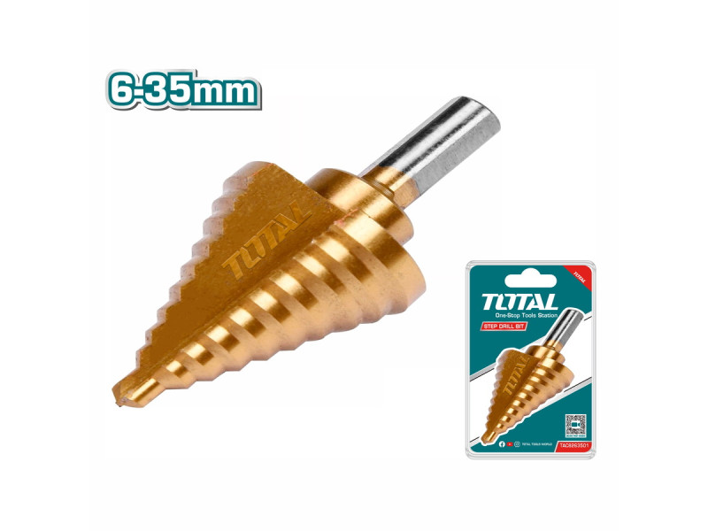 TOTAL Step drill bit 6 - 35mm (TAC8263501)