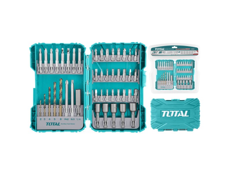 TOTAL 45PCS TORSION SCREWDRIVER BIT SET (TACSDL24501)