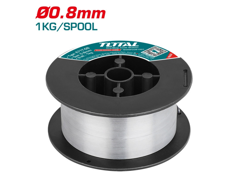 TOTAL Flux-cored wire 0.8mm / 1Kg (TEWSFC081001)