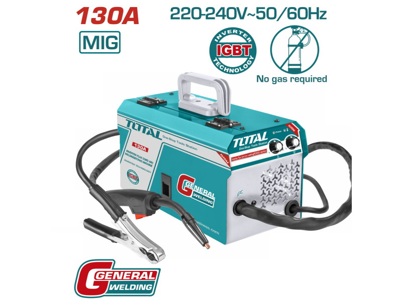 TOTAL Inverter flux cord arc welding(FCAW) machine 130A (TFC13012)