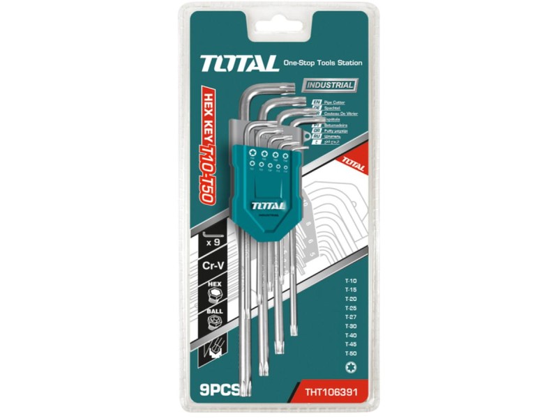 TOTAL ΣΕΤ TORX 9 ΤΕΜ (THT106392)