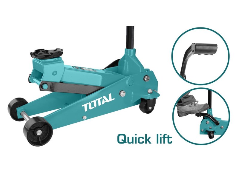 TOTAL Hydraulic garage jack 3T (THT10833)