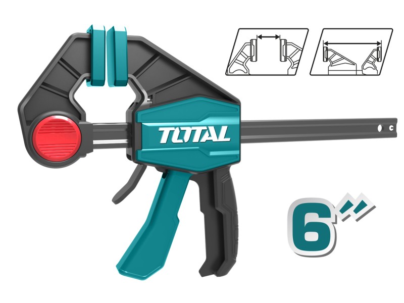 TOTAL ΕΠΑΓΓΕΛΜΑΤΙΚΟΣ ΣΦΙΓΚΤΗΡΑΣ ΑΥΤΟΜΑΤΟΣ ΜΑΡΑΓΚΩΝ 6" (THT1340601)