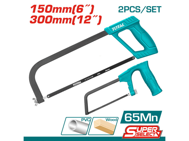 TOTAL Hacksaw frame kit 2pcs (THTHF5402)