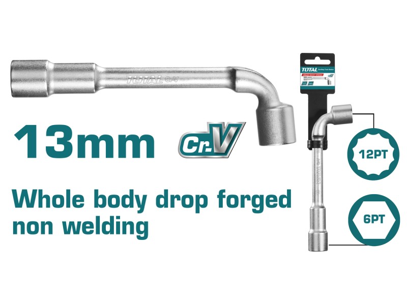 TOTAL L-ANGLED SOCKET WRENCH 13mm (THWL1306)