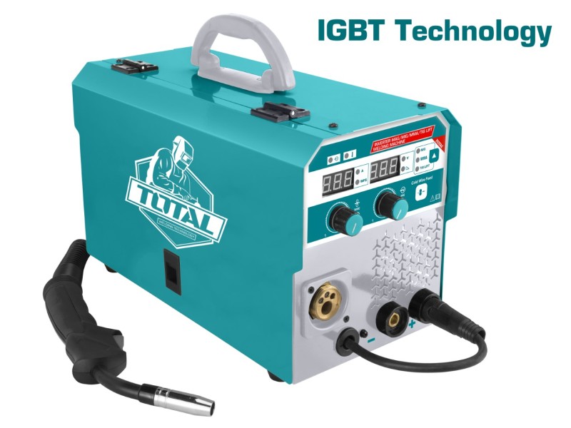 TOTAL Inverter MAG/MIG/MMA/TIG Lift welding machine 160A (TMGT1601)